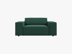 Modern Armchair with Wide Armrests & Medium-Soft Comfort