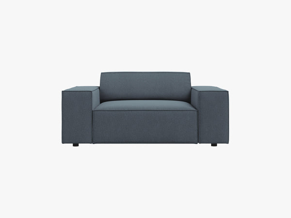 Modern Armchair with Wide Armrests & Medium-Soft Comfort