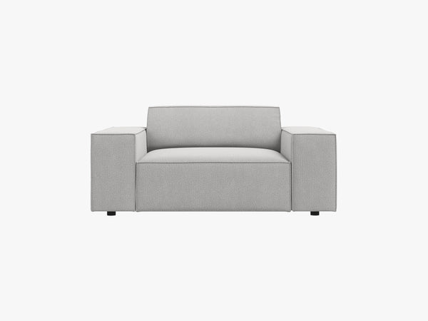 Modern Armchair with Wide Armrests & Medium-Soft Comfort