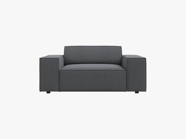 Modern Armchair with Wide Armrests & Medium-Soft Comfort