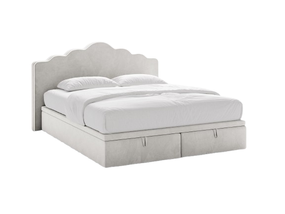 Box Spring Bed with Storage & Pocket Spring Mattress