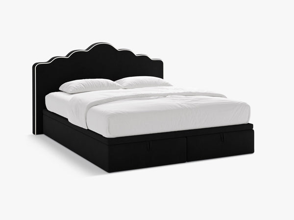 Box Spring Bed with Storage & Pocket Spring Mattress
