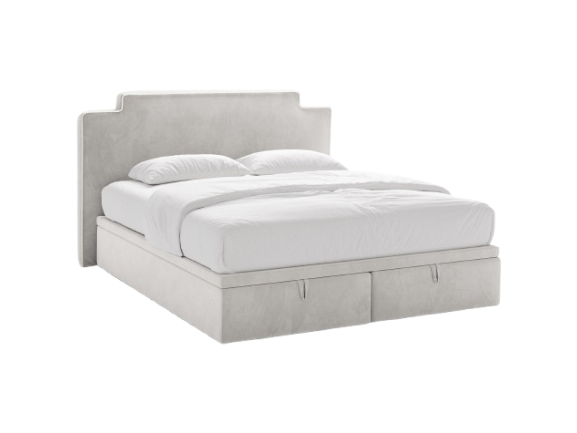 Box Spring Storage Bed with Pocket Spring Mattress – Upholstered Headboard (160 × 200 cm)
