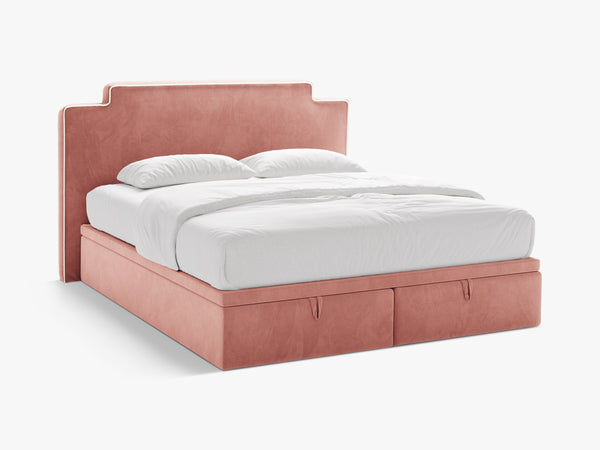 Box Spring Storage Bed with Pocket Spring Mattress – Upholstered Headboard (160 × 200 cm)