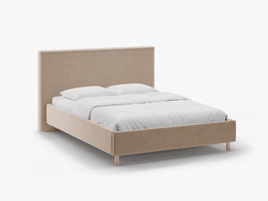 Modern Upholstered Storage Bed Frame – Scandinavian Style Gas Lift Bed