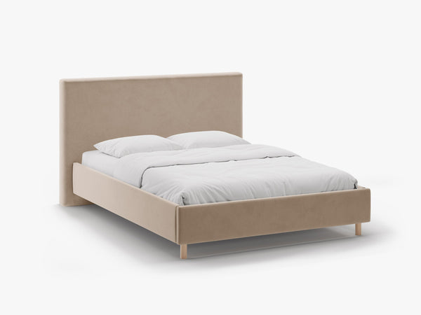 Modern Upholstered Storage Bed Frame – Scandinavian Style Gas Lift Bed