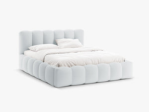 Upholstered Storage Bed Frame with Gas Lift & Slatted Base