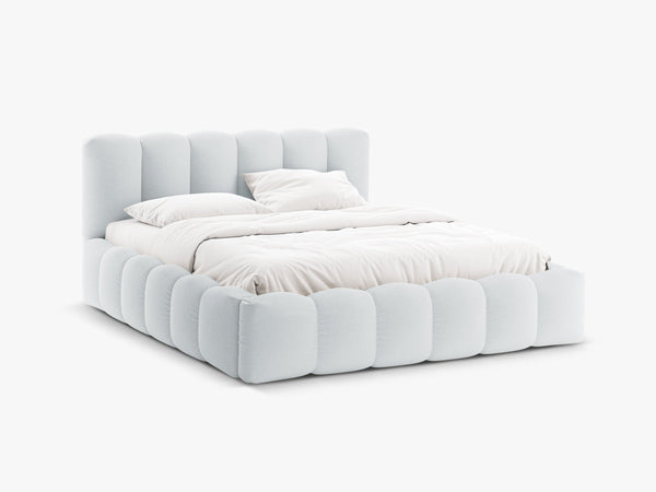 Upholstered Storage Bed Frame with Gas Lift & Slatted Base