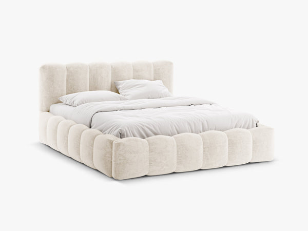 Upholstered Storage Bed Frame with Gas Lift & Slatted Base