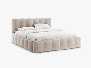 Upholstered Storage Bed Frame with Gas Lift & Slatted Base