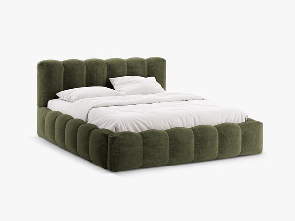 Upholstered Storage Bed Frame with Gas Lift & Slatted Base