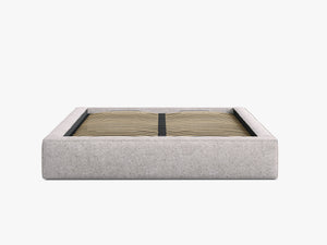 Upholstered Bed Frame with Storage & Minimalist Design
