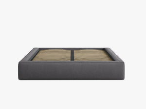 Upholstered Bed Frame with Storage & Minimalist Design