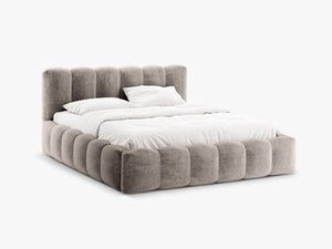 Upholstered Storage Bed Frame with Gas Lift & Slatted Base