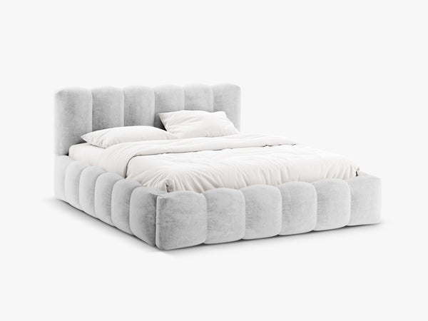 Upholstered Storage Bed Frame with Gas Lift & Slatted Base