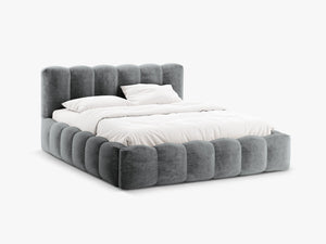 Upholstered Storage Bed Frame with Gas Lift & Slatted Base