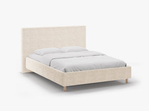 Modern Upholstered Storage Bed Frame – Scandinavian Style Gas Lift Bed