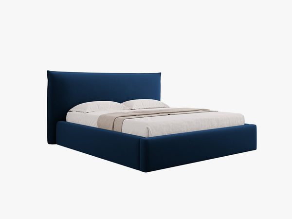 Upholstered Storage Bed Frame – Modern Gas Lift Bed with Headboard