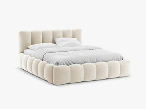 Upholstered Storage Bed Frame with Gas Lift & Slatted Base
