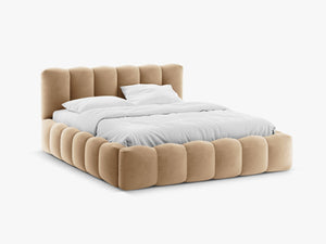 Upholstered Storage Bed Frame with Gas Lift & Slatted Base