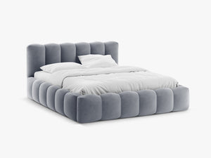 Upholstered Storage Bed Frame with Gas Lift & Slatted Base