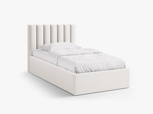 Upholstered Single Storage Bed – Modern Bed Frame with Headboard