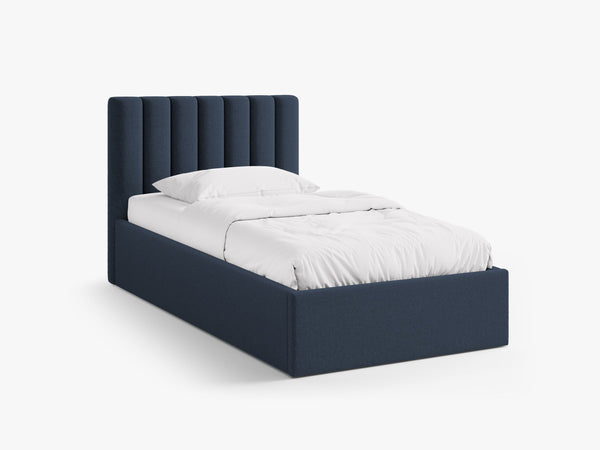 Upholstered Single Storage Bed – Modern Bed Frame with Headboard