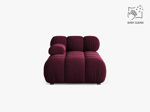 Modular Chaise Lounge Sofa – Upholstered Corner Extension Seat W94