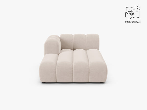Modular Chaise Lounge – Upholstered Corner Sofa Extension Seat W117