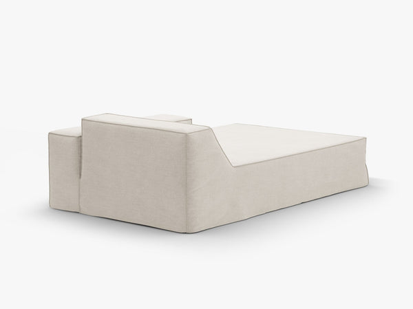 Modular Chaise Lounge Sofa – Upholstered End Section with Removable Cover W102
