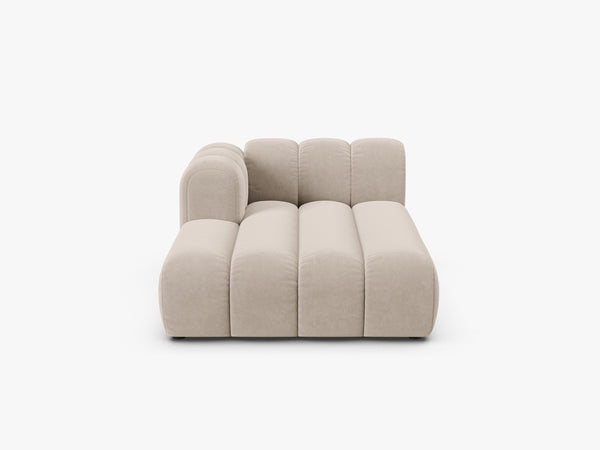 Modular Chaise Lounge – Upholstered Corner Sofa Extension Seat W117