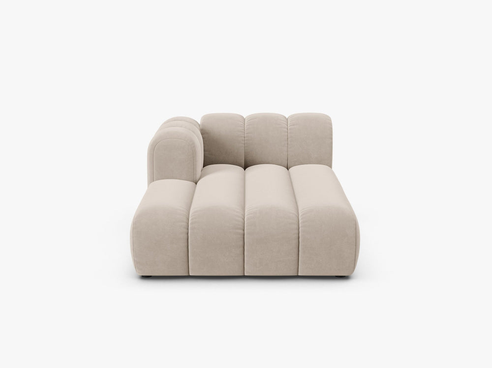 Modular Chaise Lounge – Upholstered Corner Sofa Extension Seat W117