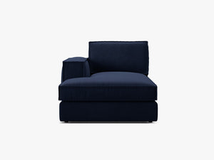 Modular Chaise Lounge Sofa – Upholstered L-Shaped End Section W103