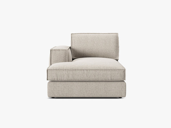 Modular Chaise Lounge Sofa – Upholstered L-Shaped End Section W103