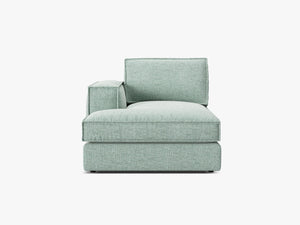 Modular Chaise Lounge Sofa – Upholstered L-Shaped End Section W103
