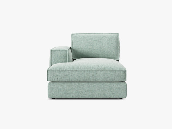 Modular Chaise Lounge Sofa – Upholstered L-Shaped End Section W103