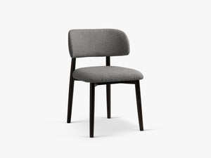 Modern Wooden Dining Chair – Upholstered Seat Space-Saving Chair