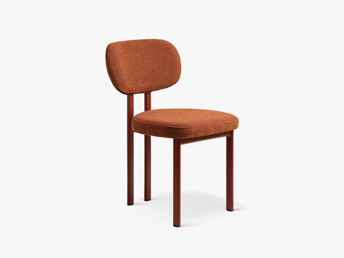 Modern Upholstered Dining Chair – Metal Frame Space-Saving Chair
