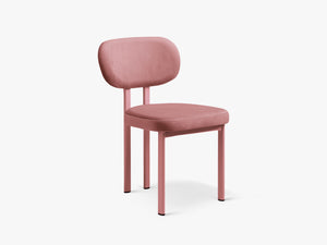 Modern Stackable Dining Chair – Upholstered Seat Minimalist Design