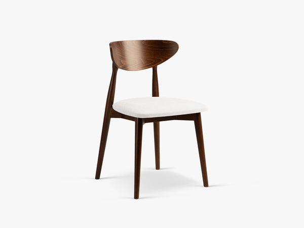 Vintage Style Dining Chair – Upholstered Seat Wooden Frame Chair