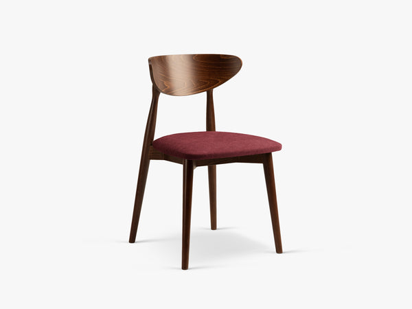 Vintage Style Dining Chair – Upholstered Seat Wooden Frame Chair