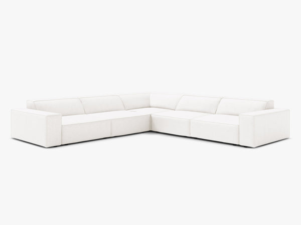 Symmetrical Corner Sofa with Modular Design & Medium-Soft Comfort W283