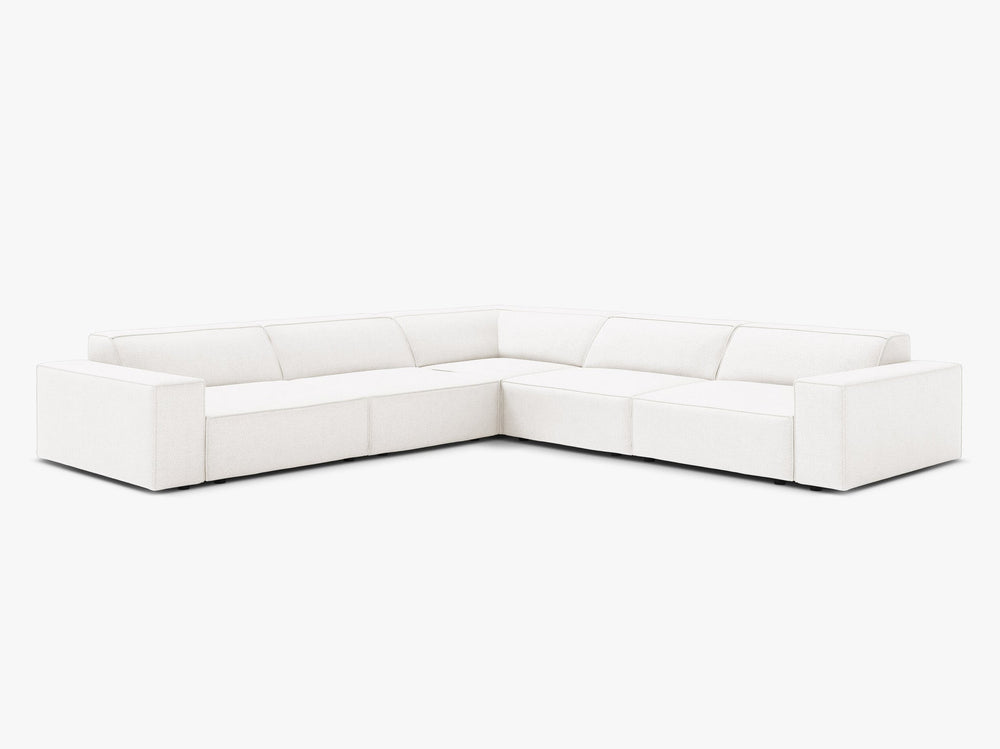 Symmetrical Corner Sofa with Modular Design & Medium-Soft Comfort W283