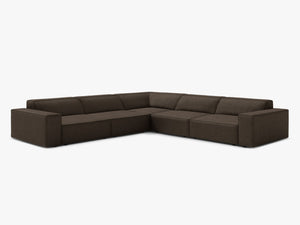 Symmetrical Corner Sofa with Modular Design & Medium-Soft Comfort W283