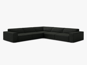 Symmetrical Corner Sofa with Modular Design & Medium-Soft Comfort W283