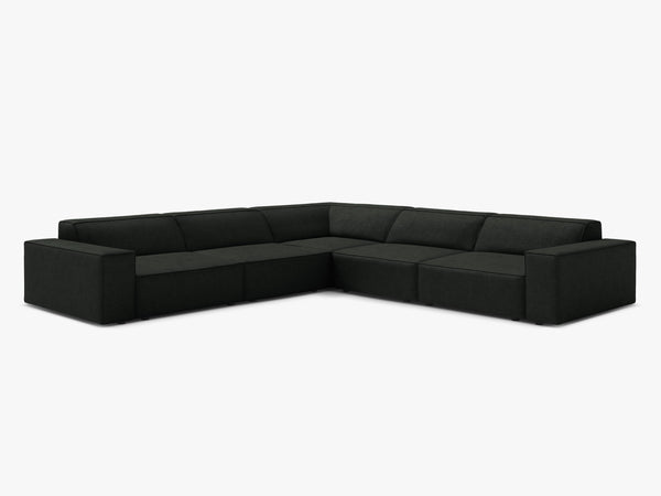 Symmetrical Corner Sofa with Modular Design & Medium-Soft Comfort W283
