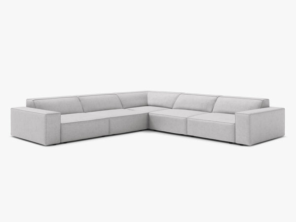 Symmetrical Corner Sofa with Modular Design & Medium-Soft Comfort W283