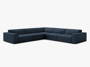 Symmetrical Corner Sofa with Modular Design & Medium-Soft Comfort W283