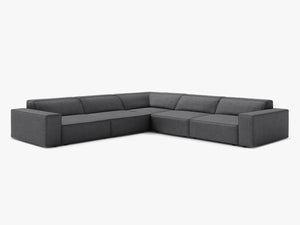 Symmetrical Corner Sofa with Modular Design & Medium-Soft Comfort W283