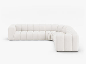 Large Modular Corner Sofa with Rounded Design & Deep Seating W309